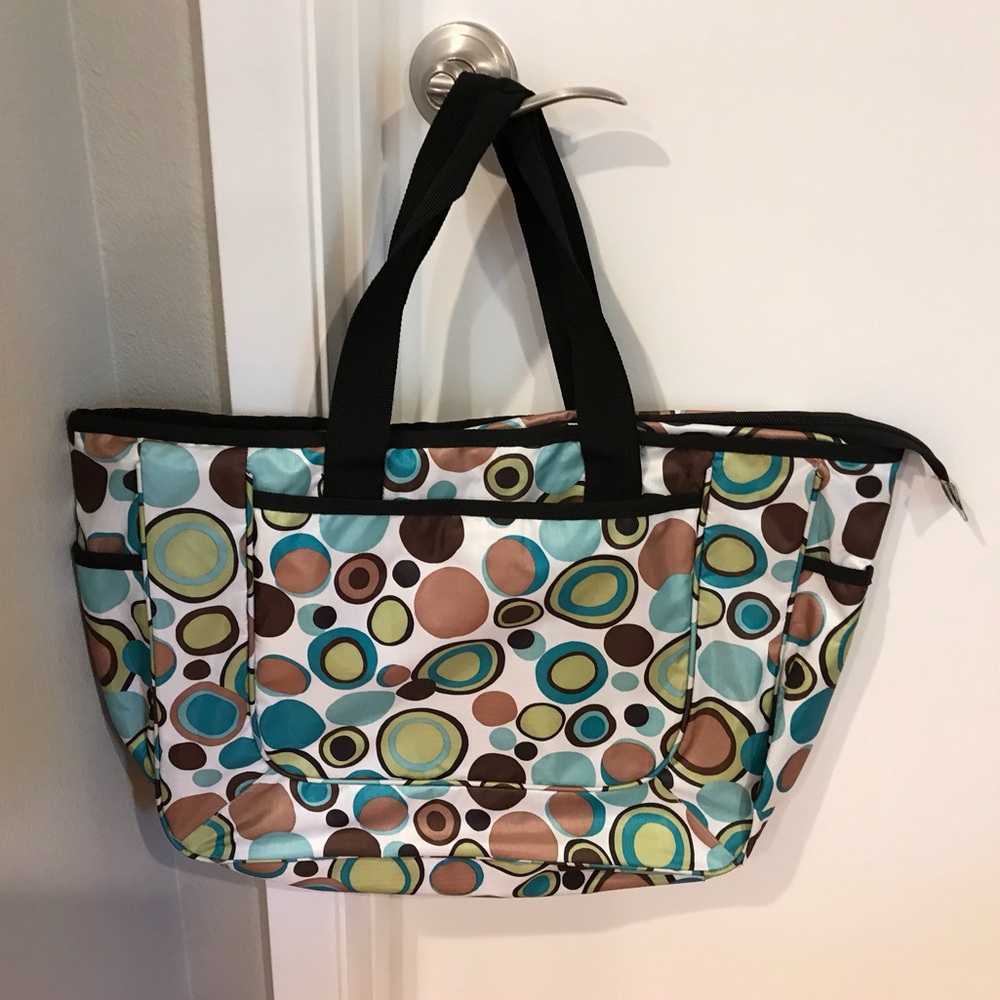 Colorful big tote bag